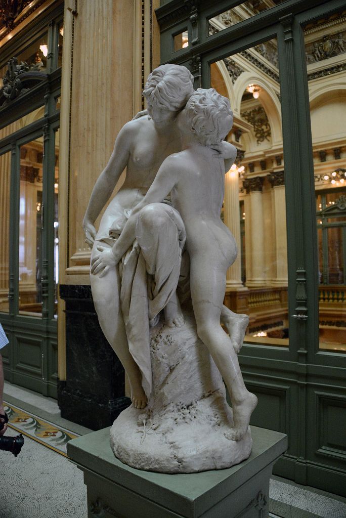 20 Cupid Is Telling Venus A Secret Statue In Salon de Bustos Hall Of Busts Teatro Colon Buenos Aires